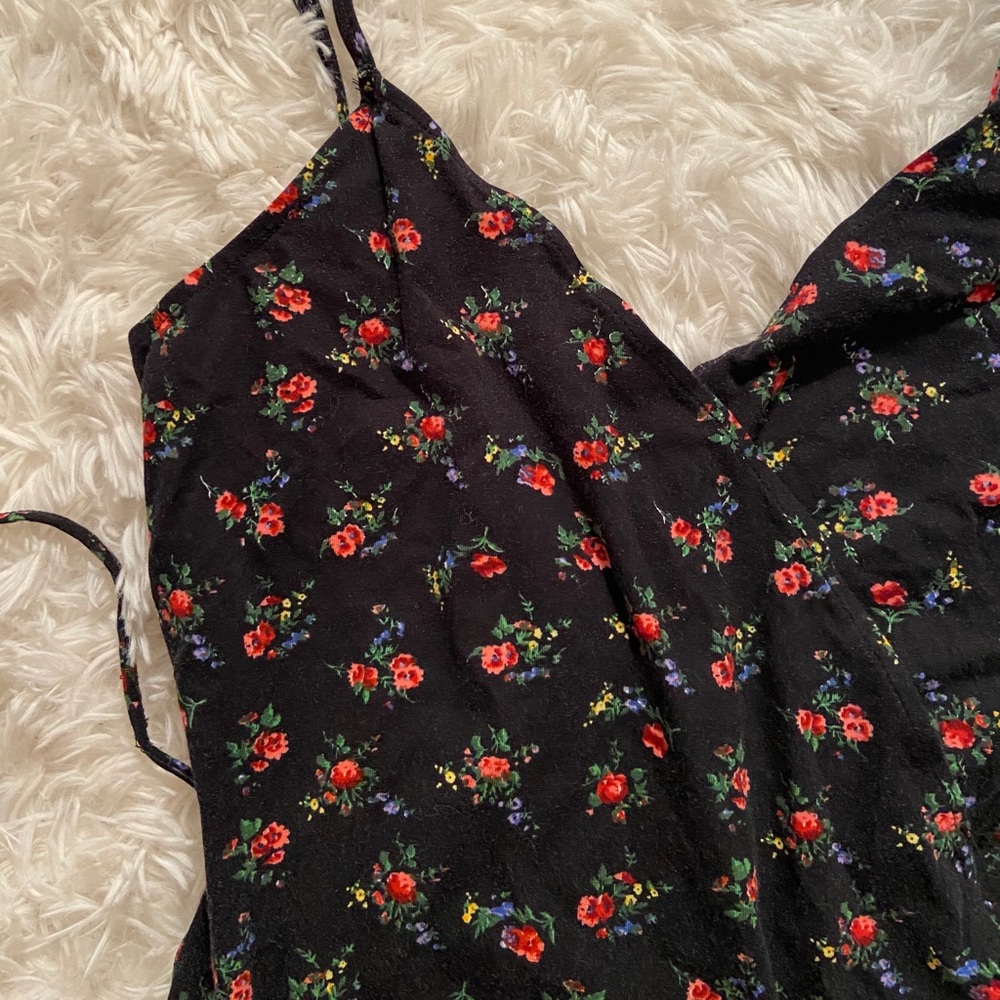 Out from under (UO) floral bodysuit with tie